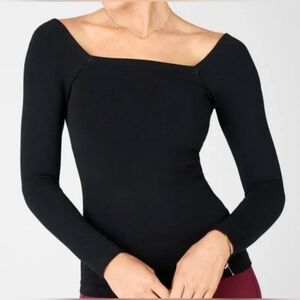 Fabletics Fitted Top With Square Neckline